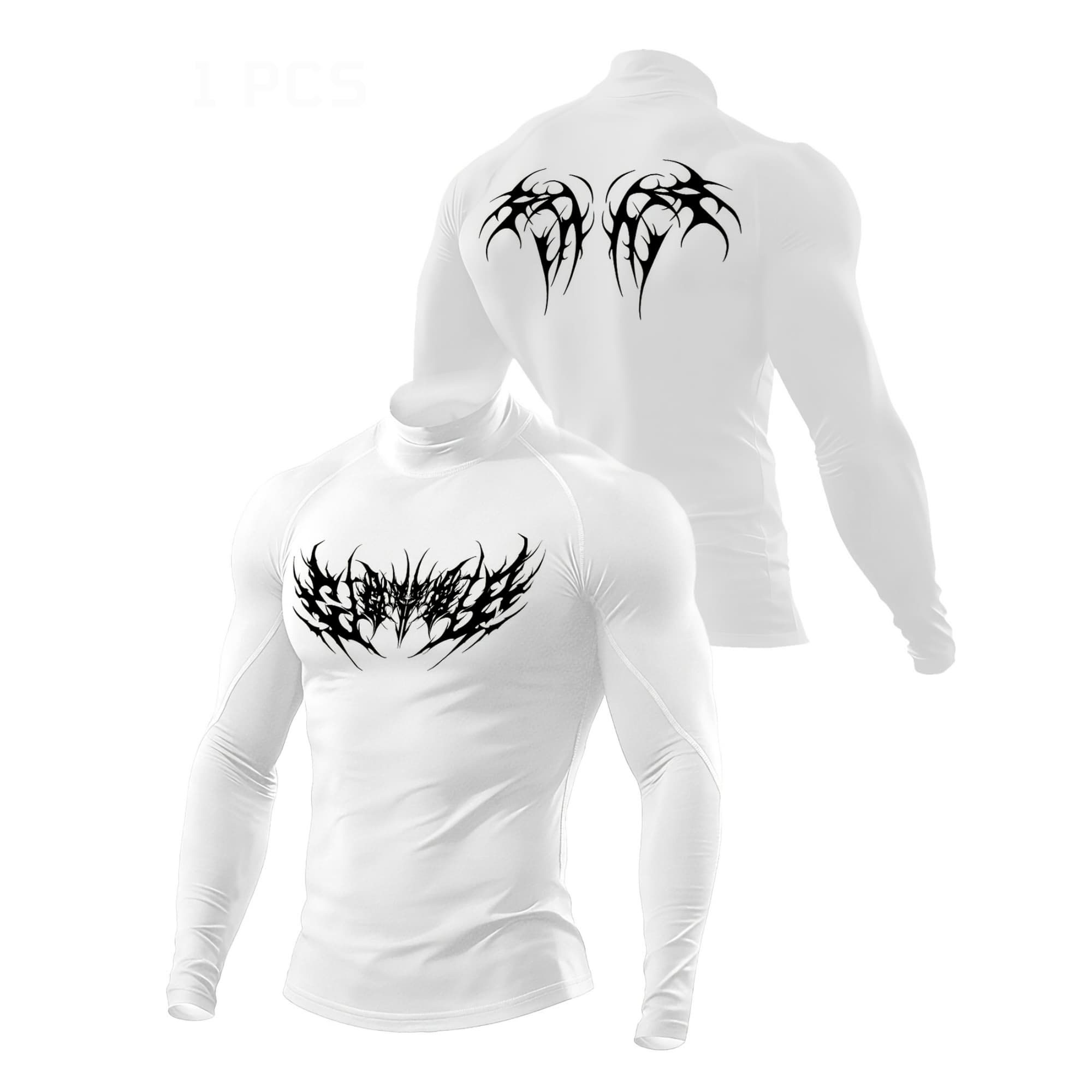 Punk Dark Abstract Thorn Lette - огляд і ціна Base Layer Top