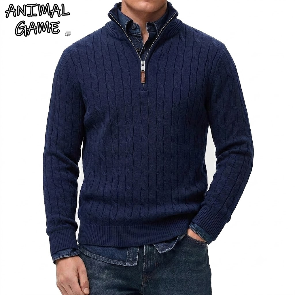 Men's Casual Stand Collar Card - огляд і ціна Thermal Long John