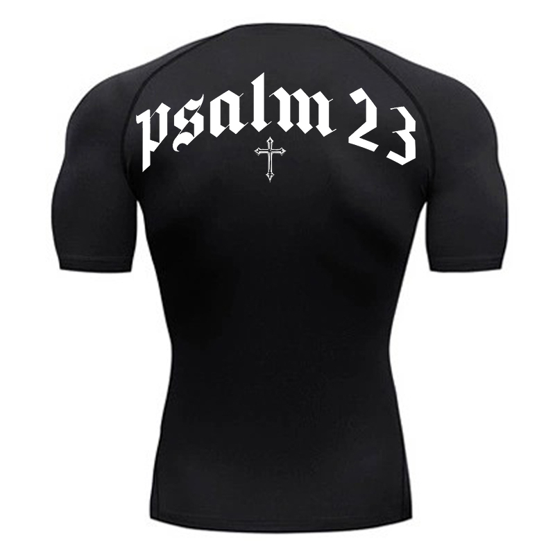 Psalm 23 Cross Print Compressi - огляд і ціна Base Layer Top